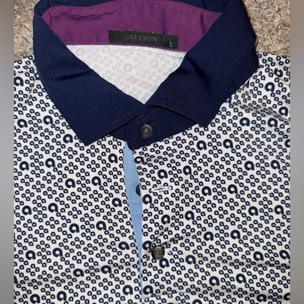 Greyson Golf Polo Size Large